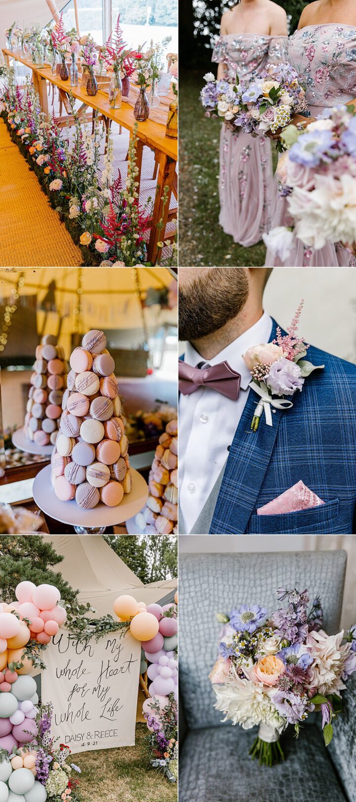 Lilac Pink Spring Wedding Colour Idea Katherine Ashdown Photography