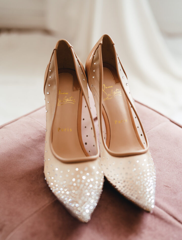 Sparkly Wedding Shoes Christian Louboutin Sheena T Photography