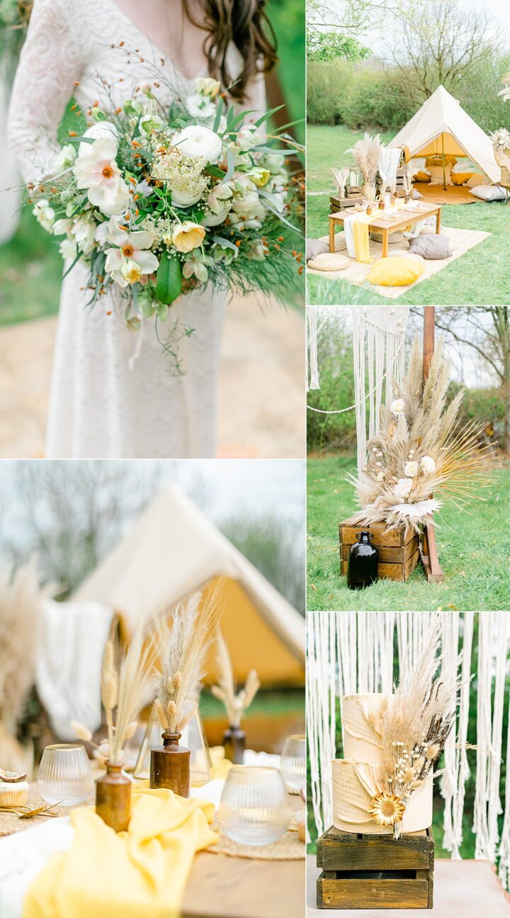 Spring Wedding Colour Yellow Cream Idea Jessica Holt Photography
