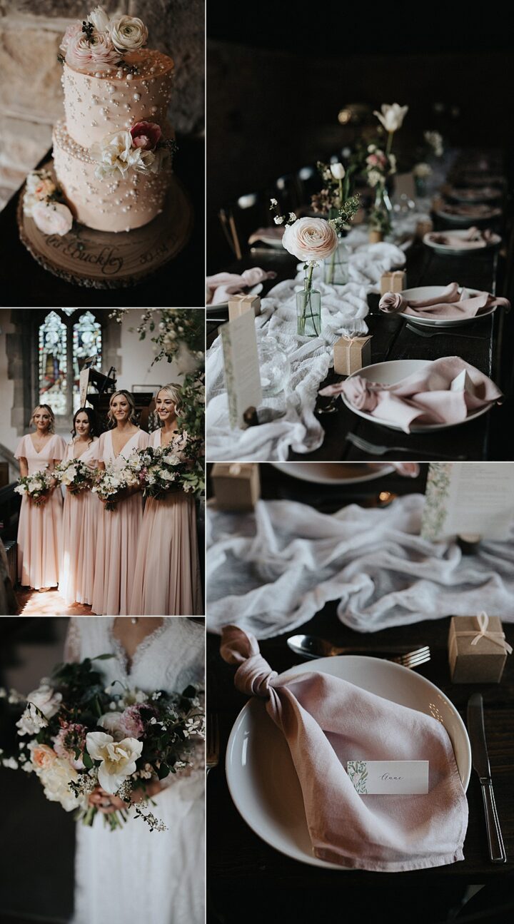 Spring Wedding Colours Blush White Matt Horan Photography
