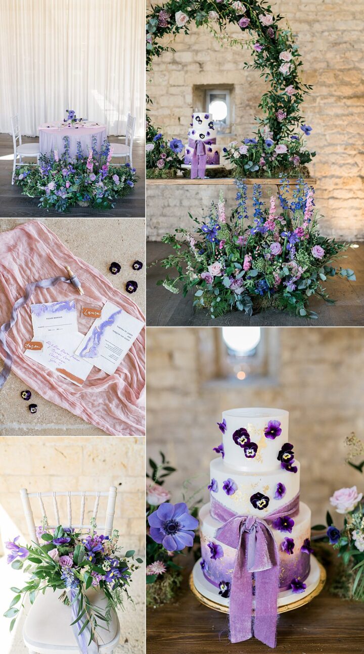 Violet Wedding Spring Colour Inspiration Captured by Katrina