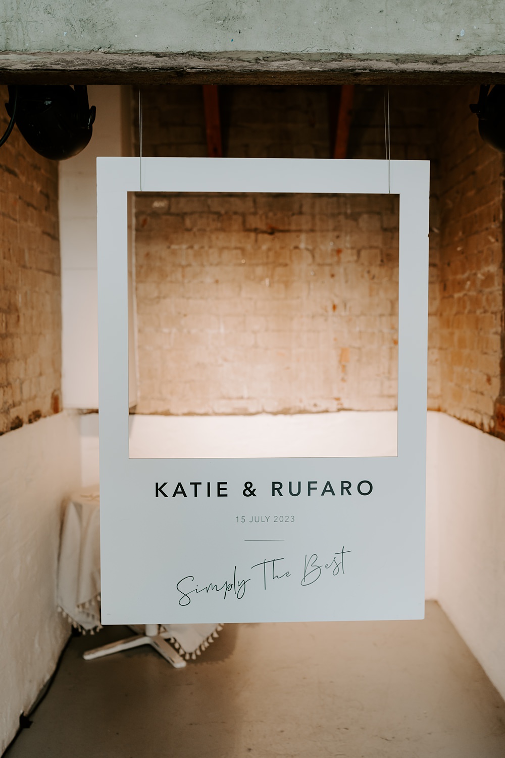 Wedding Ceremony At Home Gina Fernandes Photography Cut Out Photo Booth Backdrop