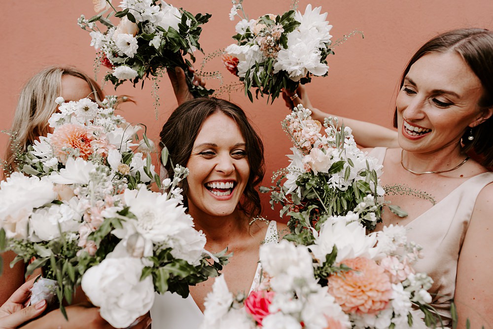 Wedding Ceremony At Home Gina Fernandes Photography Bride Bouquet Portrait Photo
