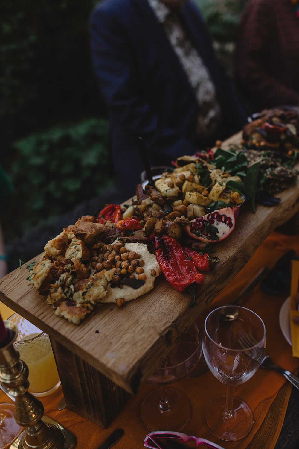 High Paradise Farm Wedding Louise Barry Photographer Sharing Grazing Platter Food