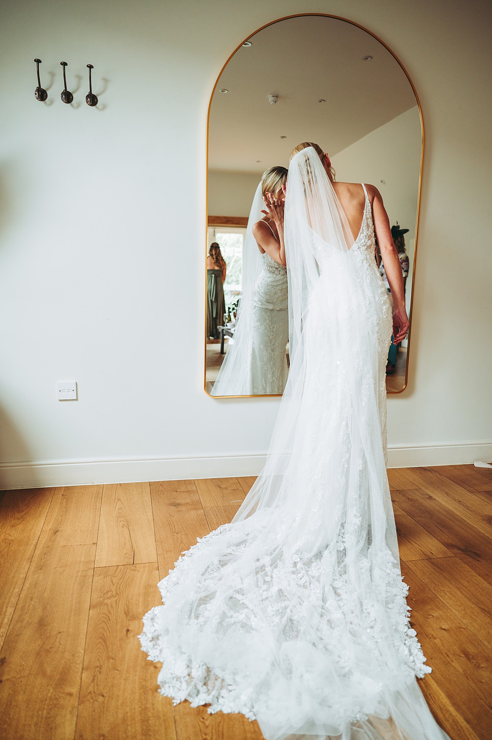 Hyde House Wedding Cotswold Pictures Made With Love Bridal Gown Veil Lace