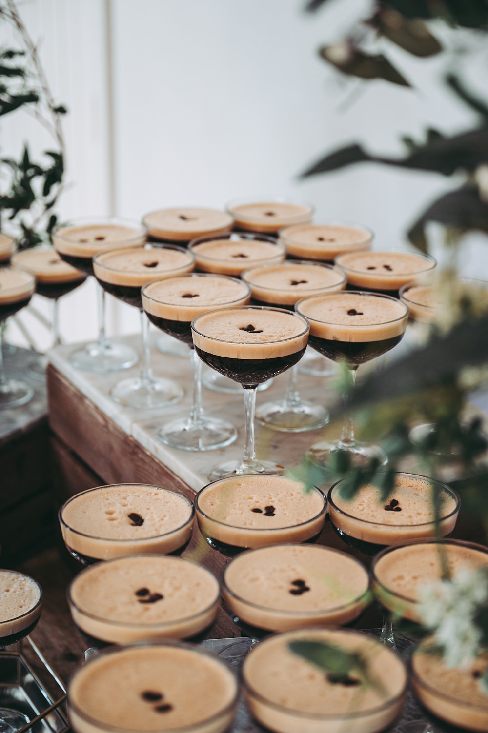 Hyde House Wedding Cotswold Pictures Espresso Martini Cocktails Drinks