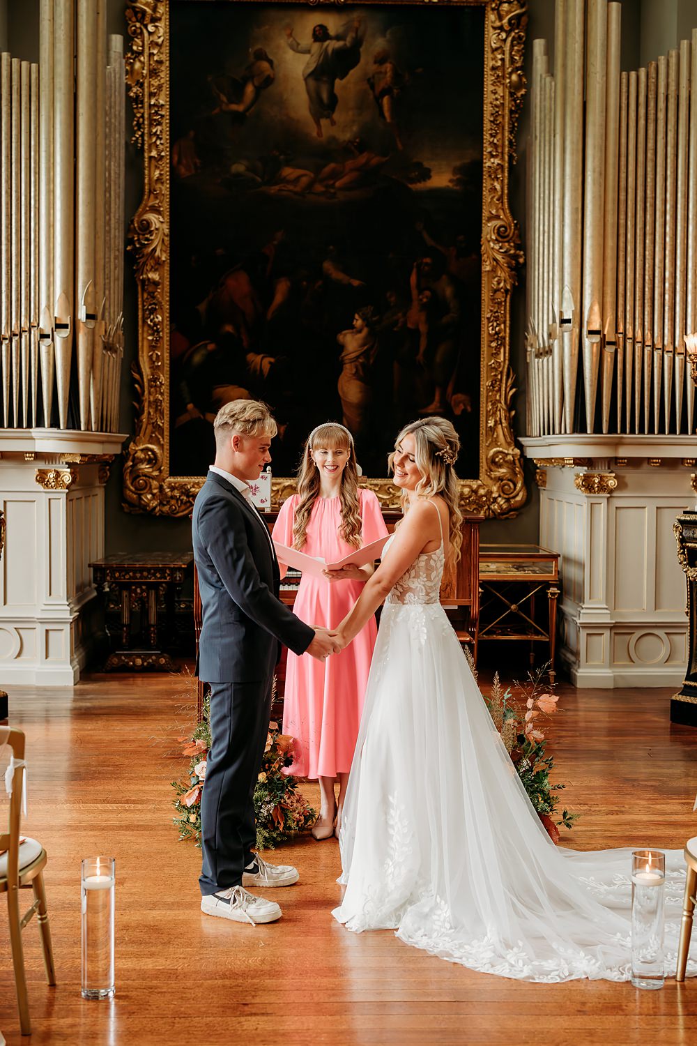 Rust Burnt Orange Autumn Wedding NK Photography