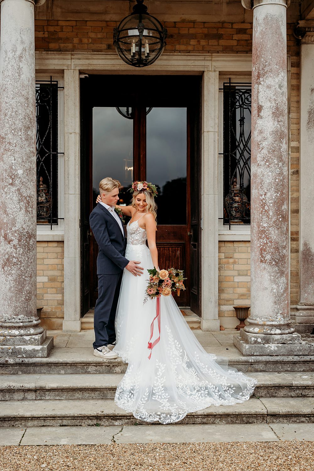 Rust Burnt Orange Autumn Wedding NK Photography