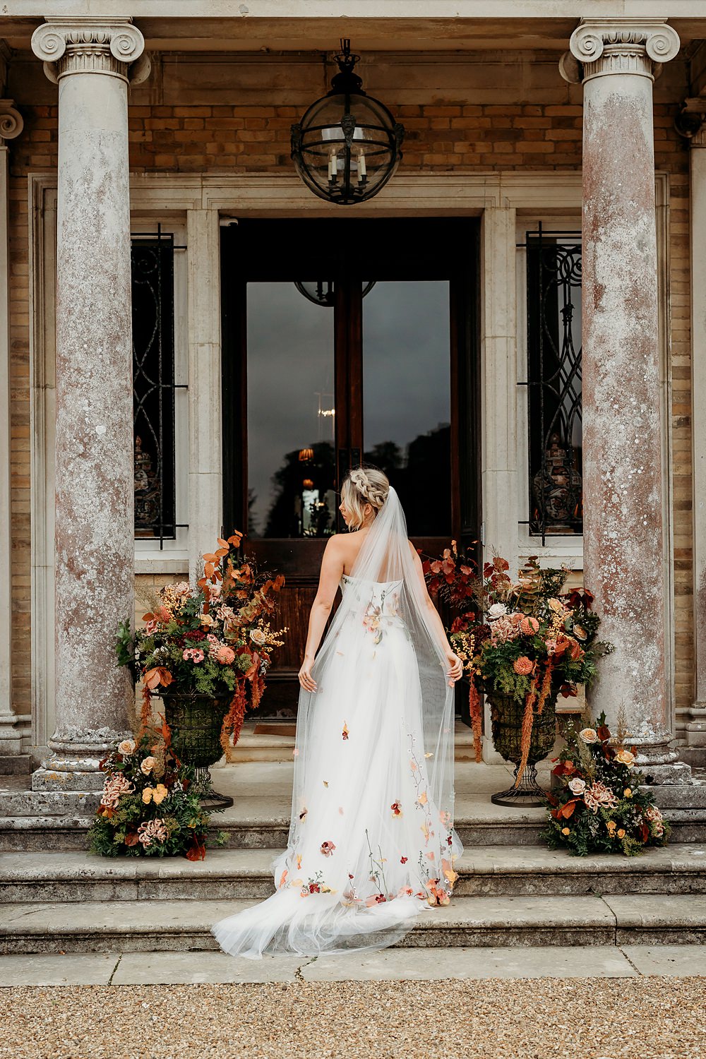 Rust Burnt Orange Autumn Wedding NK Photography