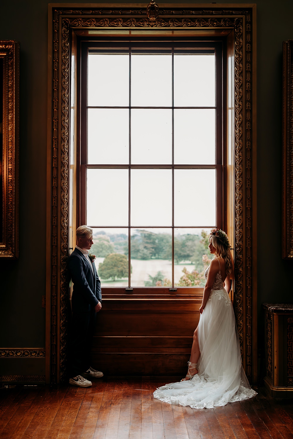 Rust Burnt Orange Autumn Wedding NK Photography