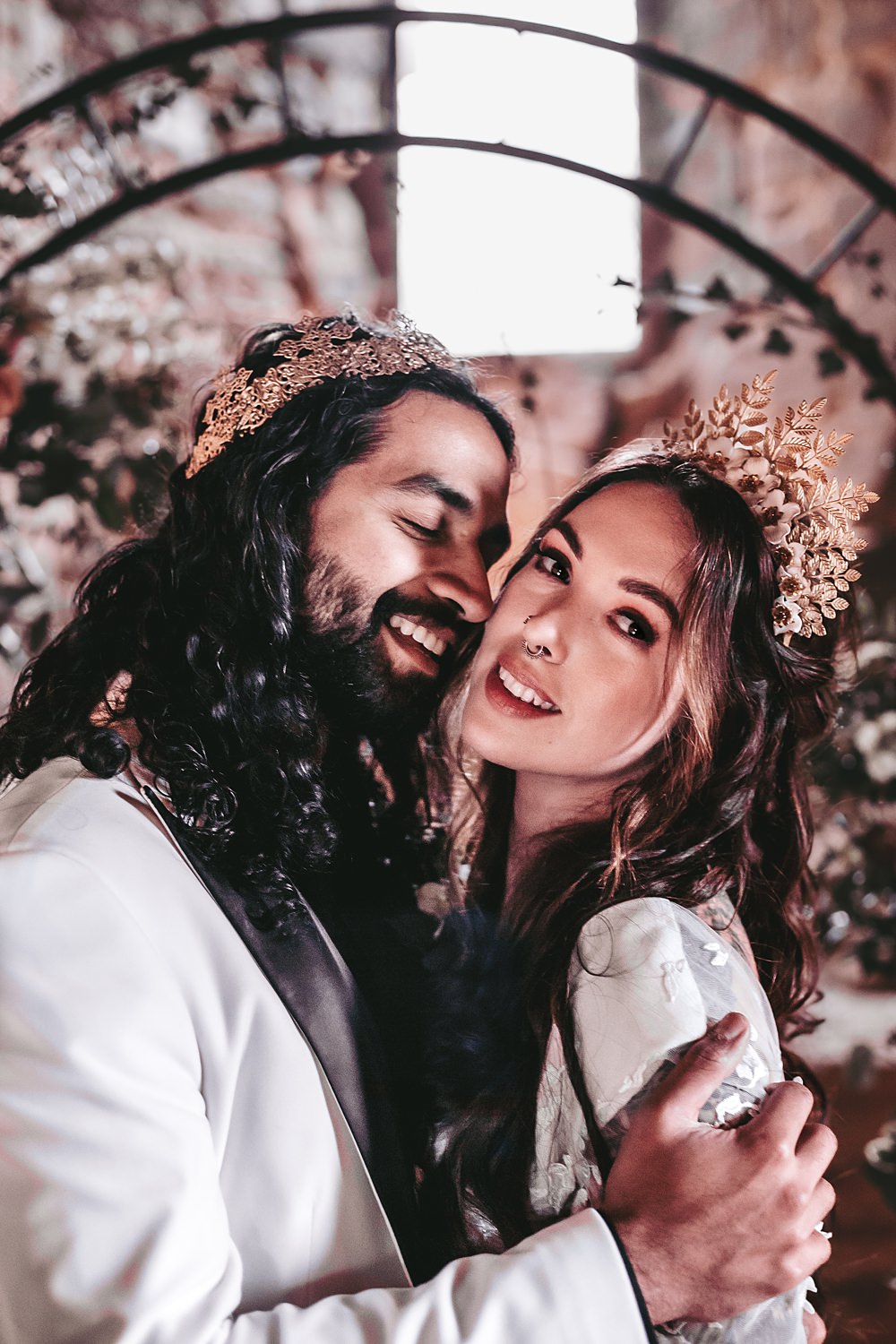 Sheriff Hutton Castle Wedding Bee Wilde Studio Makeup Bride Bridal Red Lip