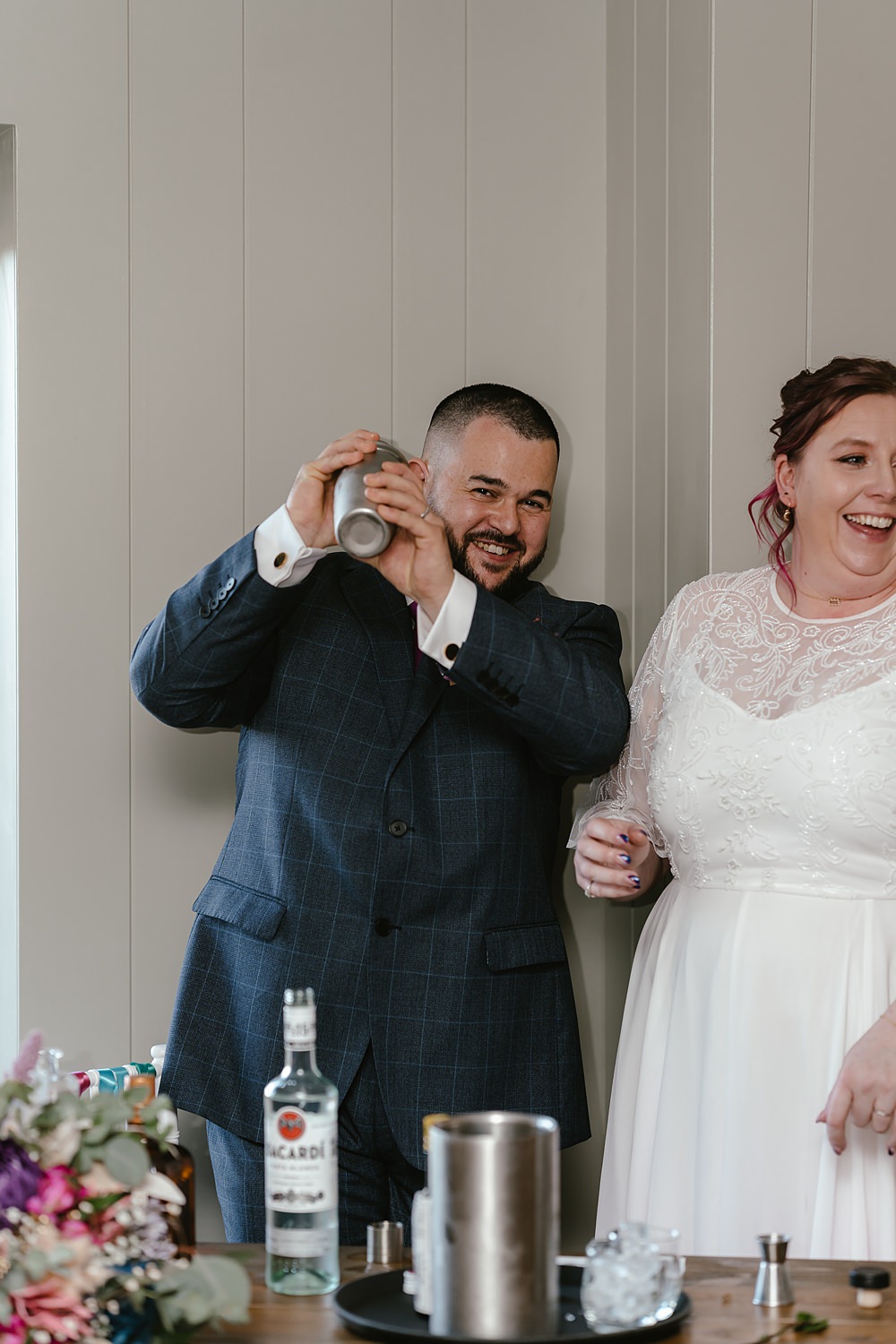 Stables at Ffolkes Wedding Cherrelle Blake Photography Cocktail Mixing Ceremony Ritual