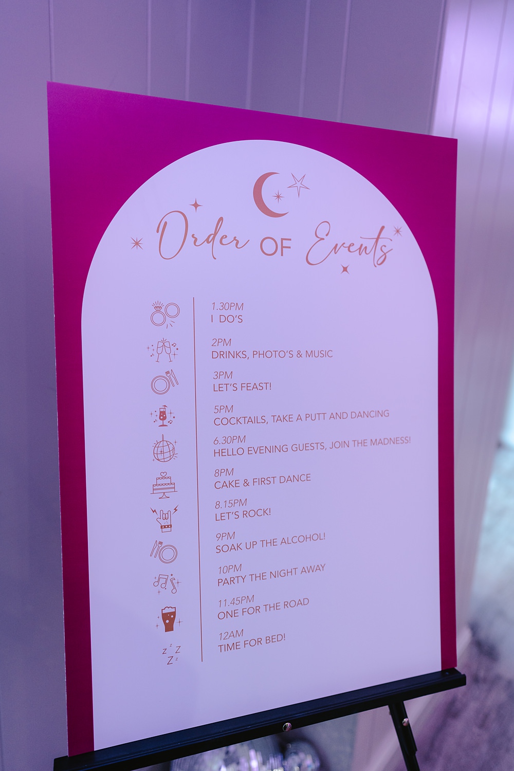 Stables at Ffolkes Wedding Cherrelle Blake Photography Gold Moon Sign Order Of Events