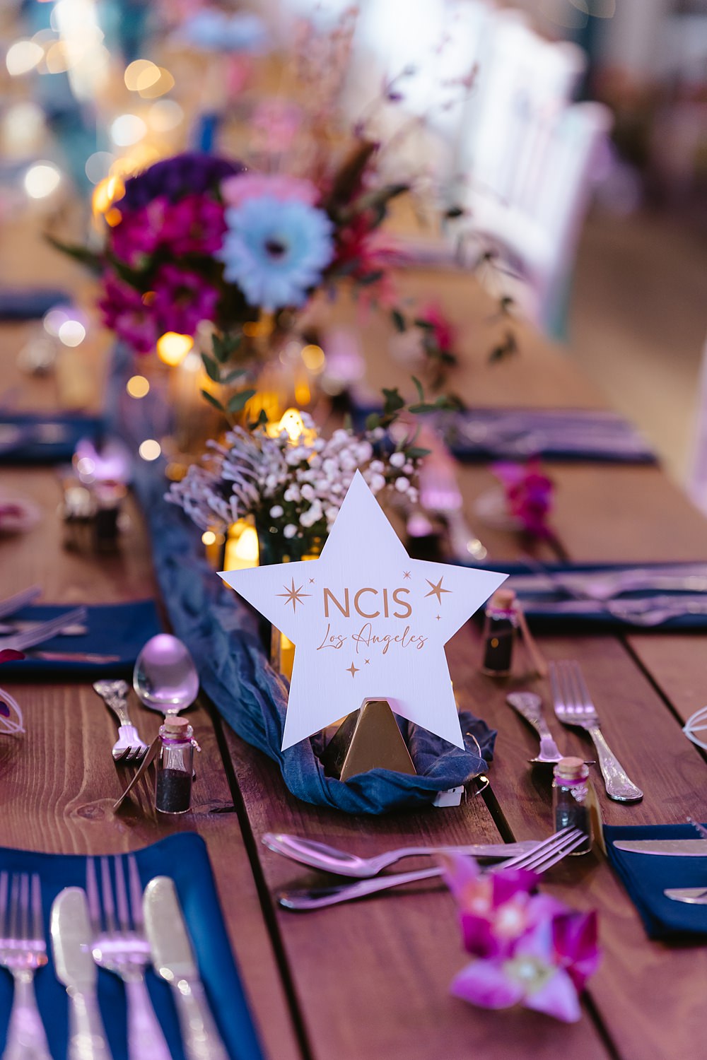 Stables at Ffolkes Wedding Cherrelle Blake Photography Star Table Name Sign