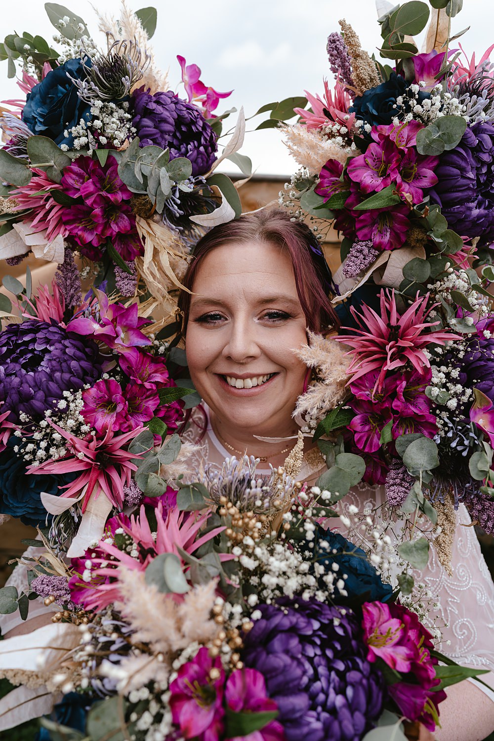 Stables at Ffolkes Wedding Cherrelle Blake Photography Bridesmaid Bouquets Portrait Bride