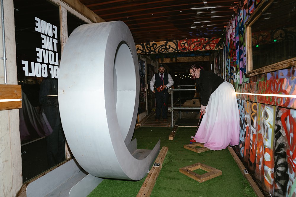 Stables at Ffolkes Wedding Cherrelle Blake Photography Crazy Mini Golf