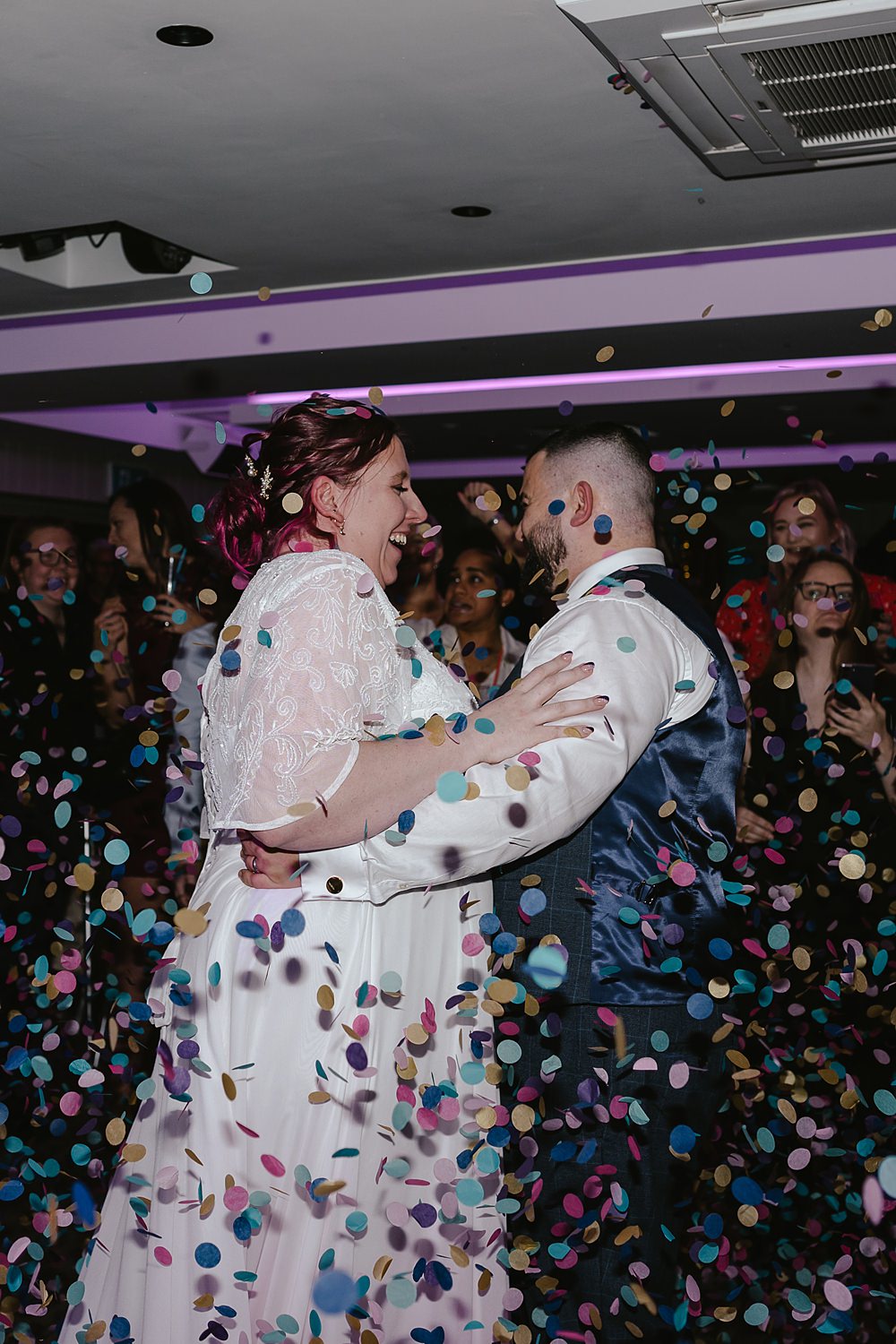 Stables at Ffolkes Wedding Cherrelle Blake Photography Confetti Cannon Dancefloor