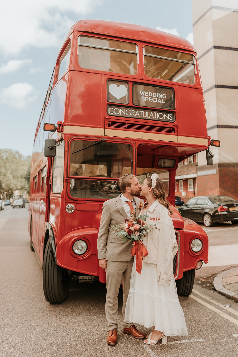 The Oystercatcher Wedding B Photography Red Bus Transport