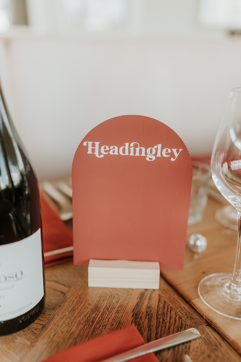 The Oystercatcher Wedding B Photography Table Name Orange Sign