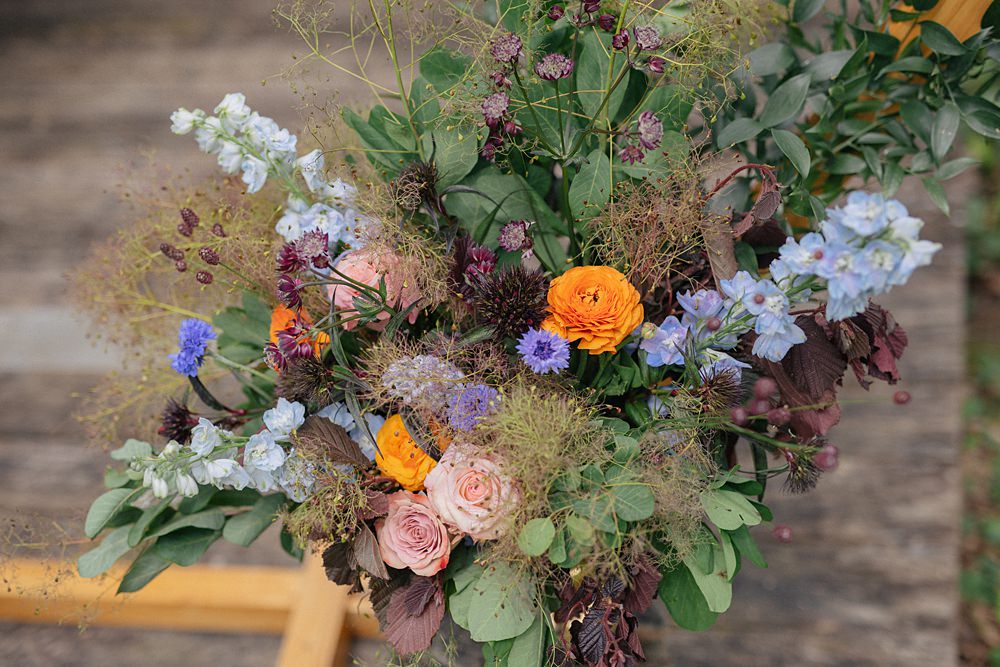 Weddings At Woodfords Max Turner Weddings Ceremony Flowers Colourful Wild