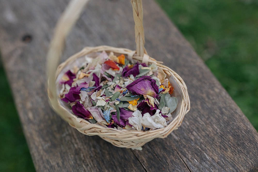 Weddings At Woodfords Max Turner Weddings Confetti Petal Basket