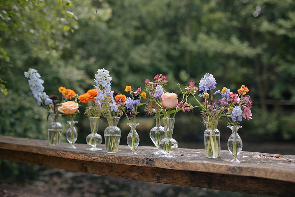 Weddings At Woodfords Max Turner Weddings Flowers Bottles Colourful