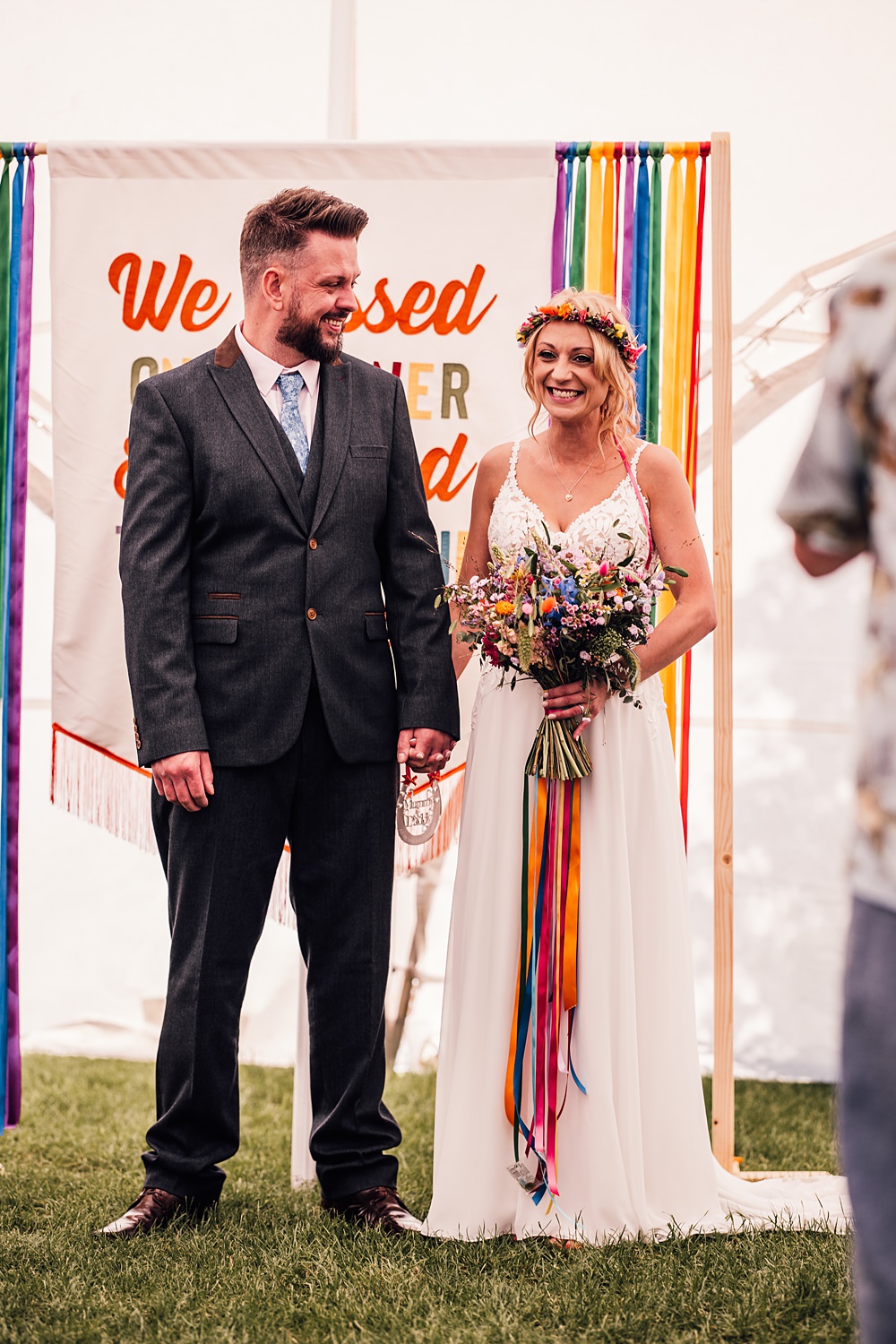 Cool Colourful Wedding Amy Elizabeth Photo