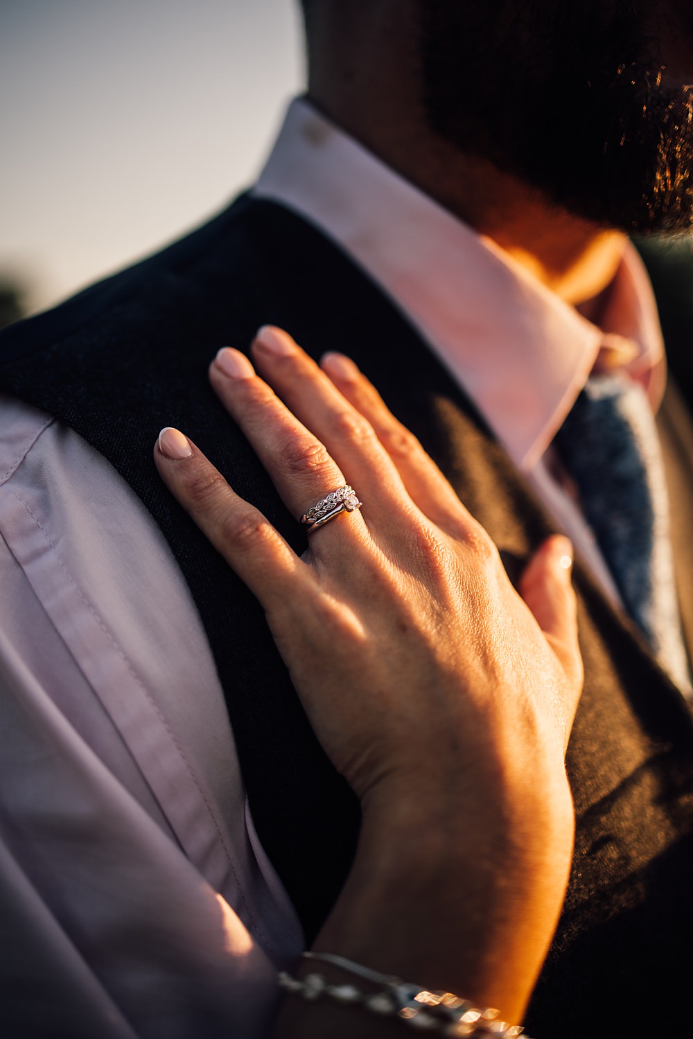 Cool Colourful Wedding Amy Elizabeth Photo Bride Nails Ring
