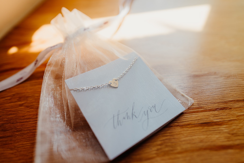Den At Four Acre Wedding Lauren May Photos Thank You Bracelet Gift Bride Bridesmaids