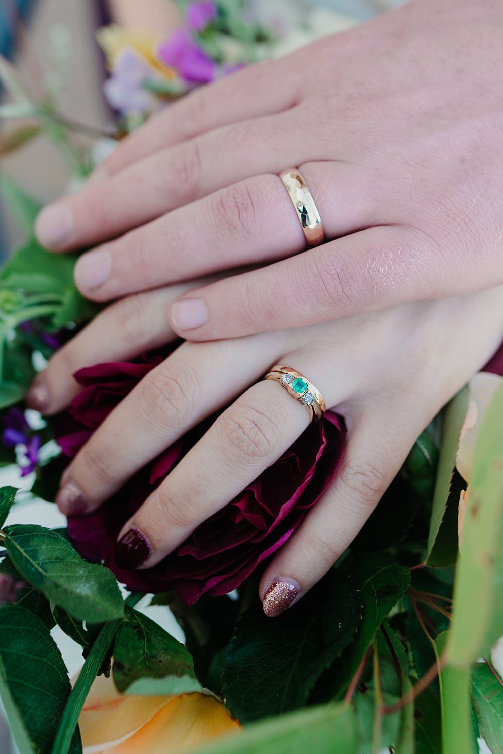 Den At Four Acre Wedding Lauren May Photos Rings Nails Bride Groom
