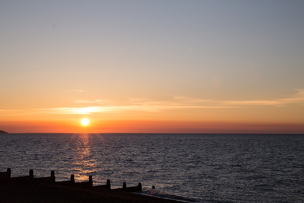 Kent Seaside Wedding Hannah Larkin Photography Sunset