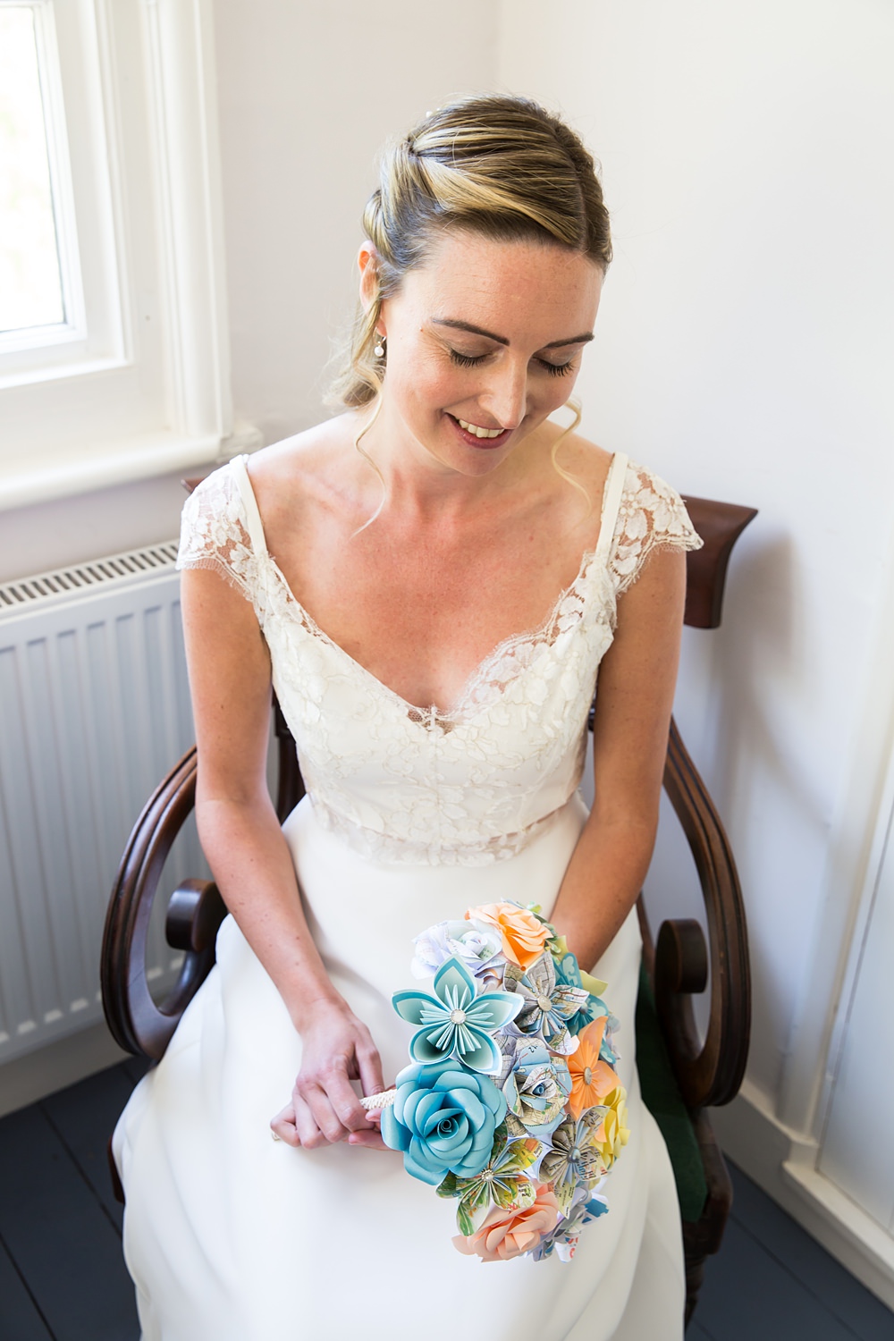 Kent Seaside Wedding Hannah Larkin Photography Bridal Separates Lace Top Skirt