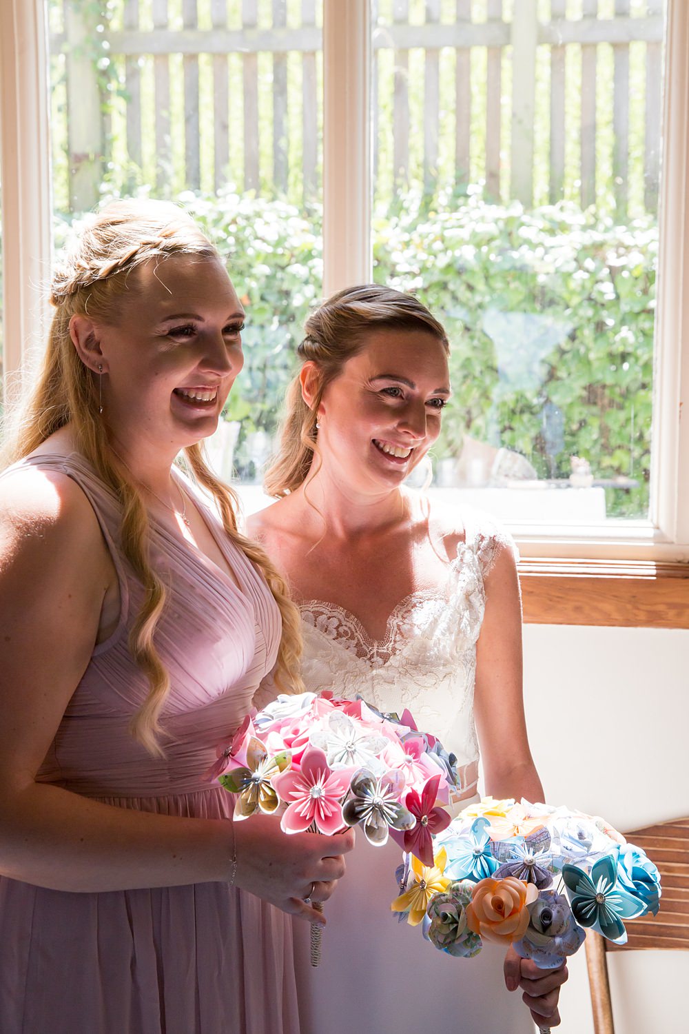 Kent Seaside Wedding Hannah Larkin Photography Long Pink Bridesmaid Dress