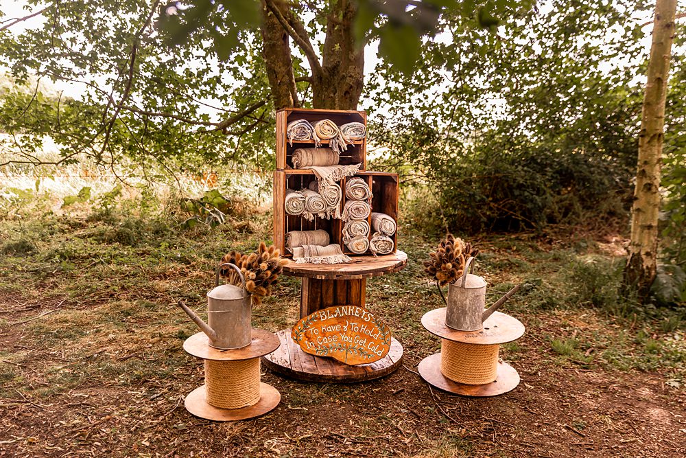 Lilibet Wood Wedding Hannah Betts Photography Blankets Decor Wooden Crates
