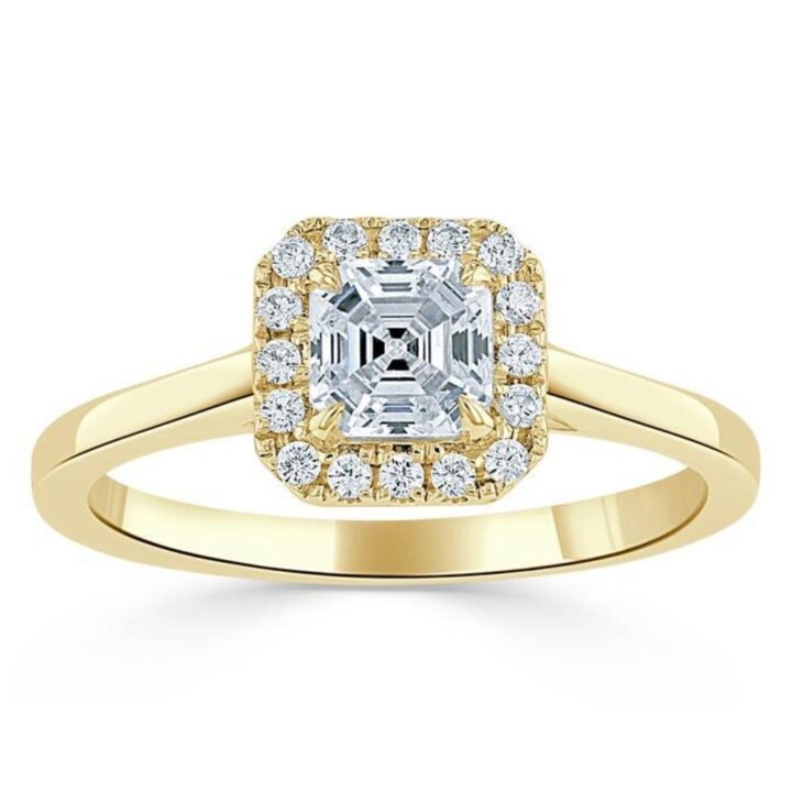 Moissanite Diamond Substitute Wedding Engagement Rings