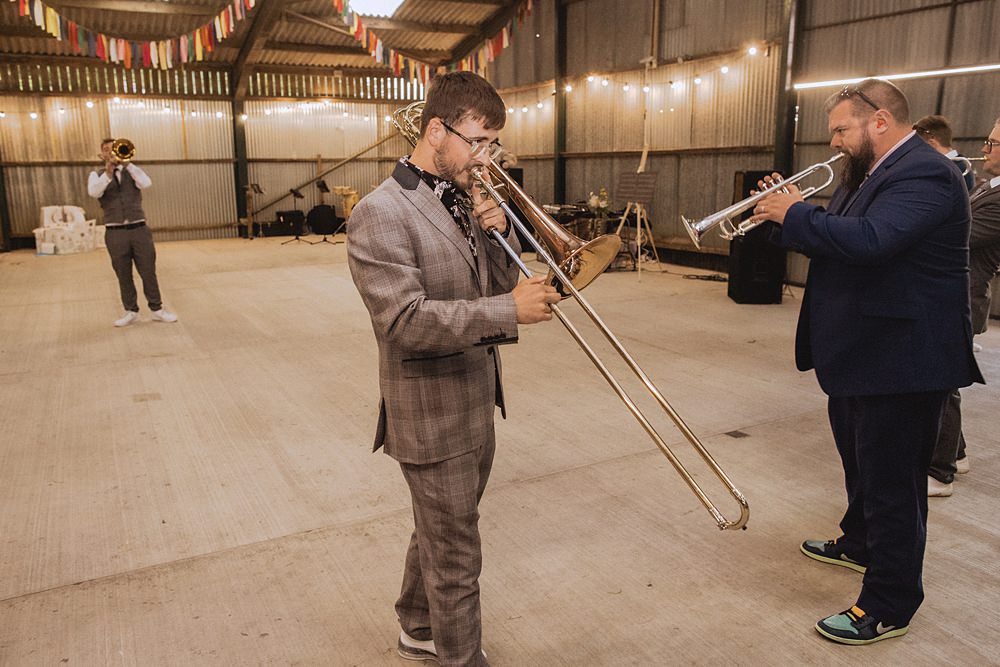 Brass Band Pen Y Fron Wedding Fox and Bear Photography
