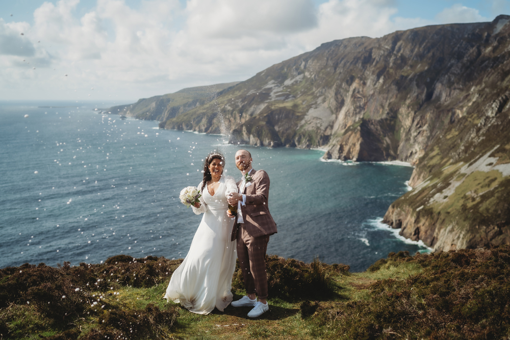 Sliabh Liag Donegal Elopement Wild and Green Photography