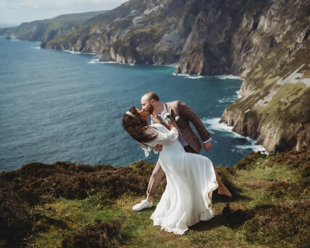 Sliabh Liag Donegal Elopement Wild and Green Photography