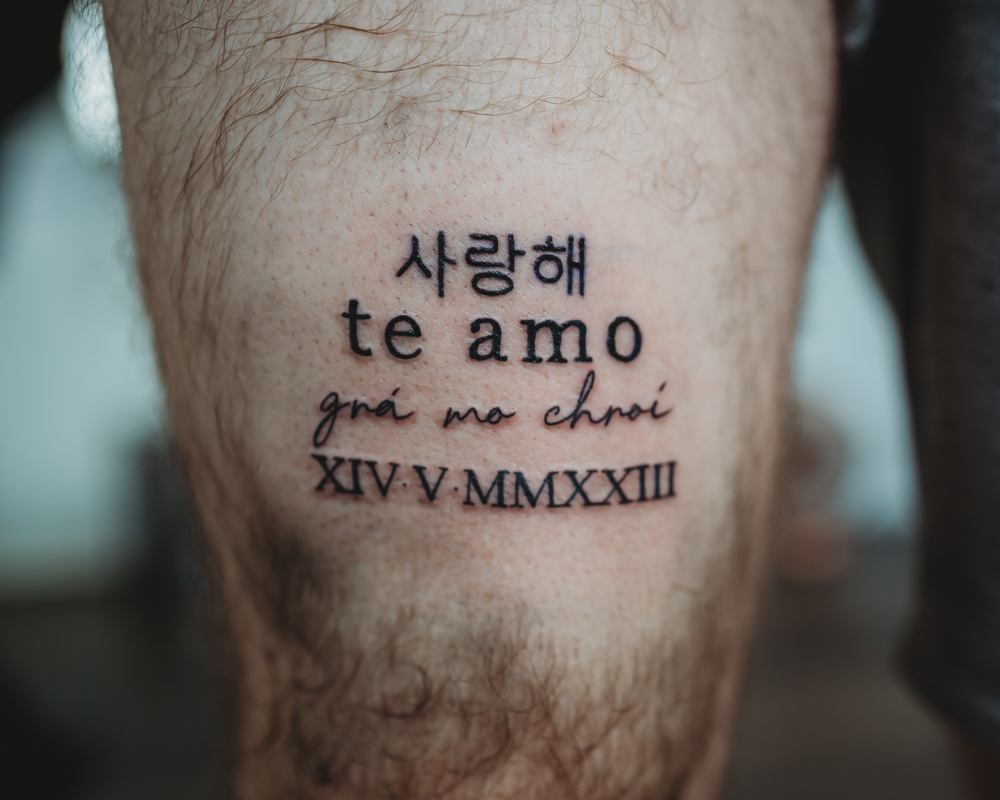 Sliabh Liag Donegal Elopement Wild and Green Photography Bride Groom Matching Tattoos