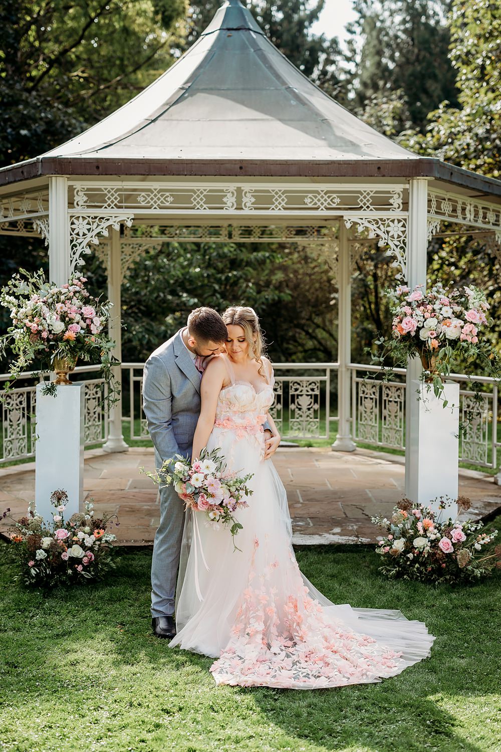 Summer Blush Wedding NK Photography