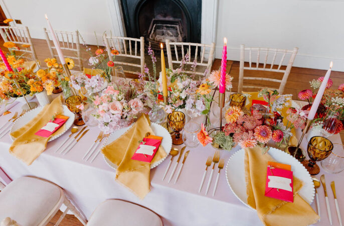 Summer Wedding Colours Ideas Mimosa Photography