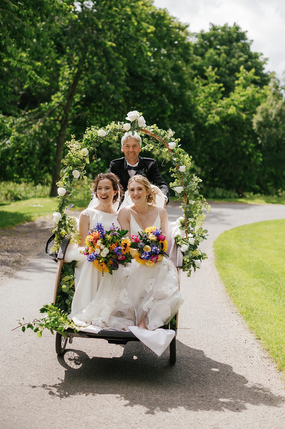 Aswanley Wedding Beth Sutton Photography Bike Bicycle Transport