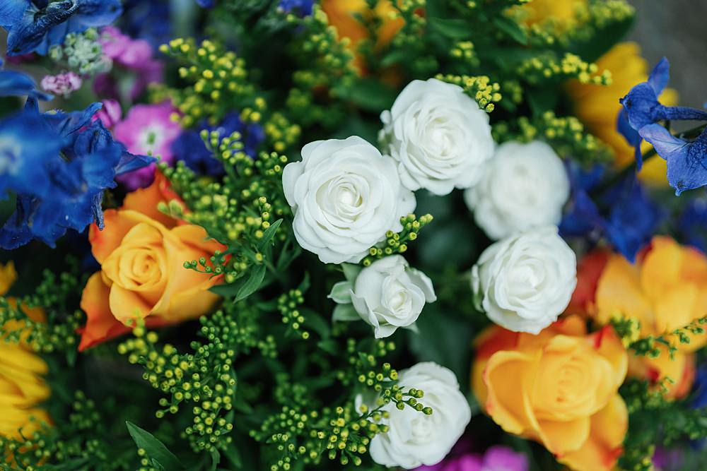 Aswanley Wedding Beth Sutton Photography Colourful Flowers