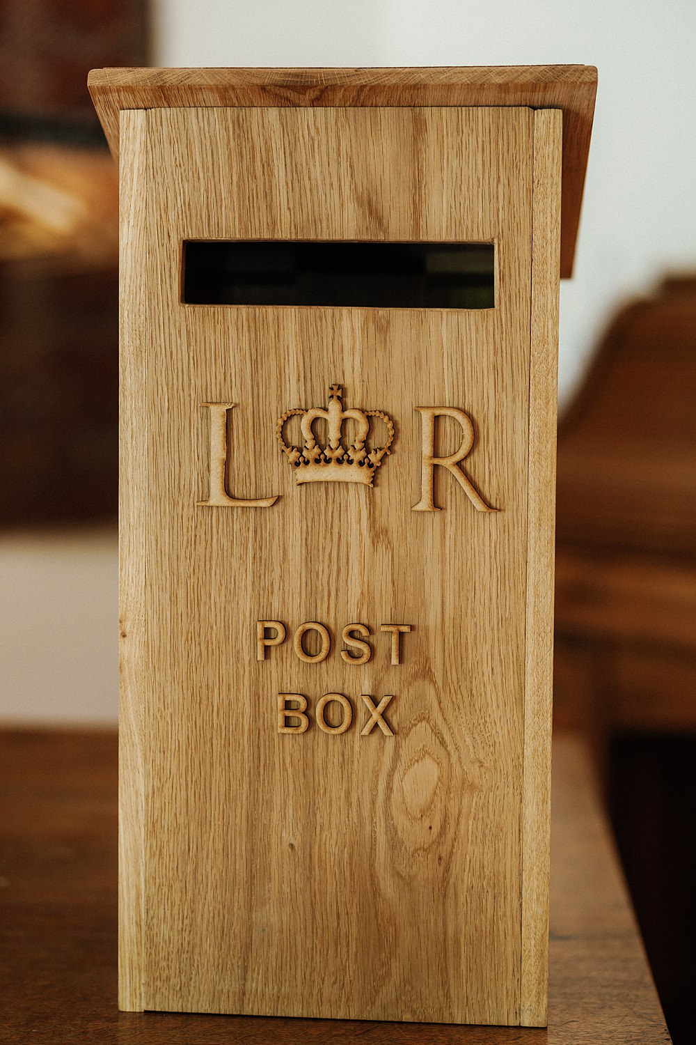 Aswanley Wedding Beth Sutton Photography Wooden Post Box
