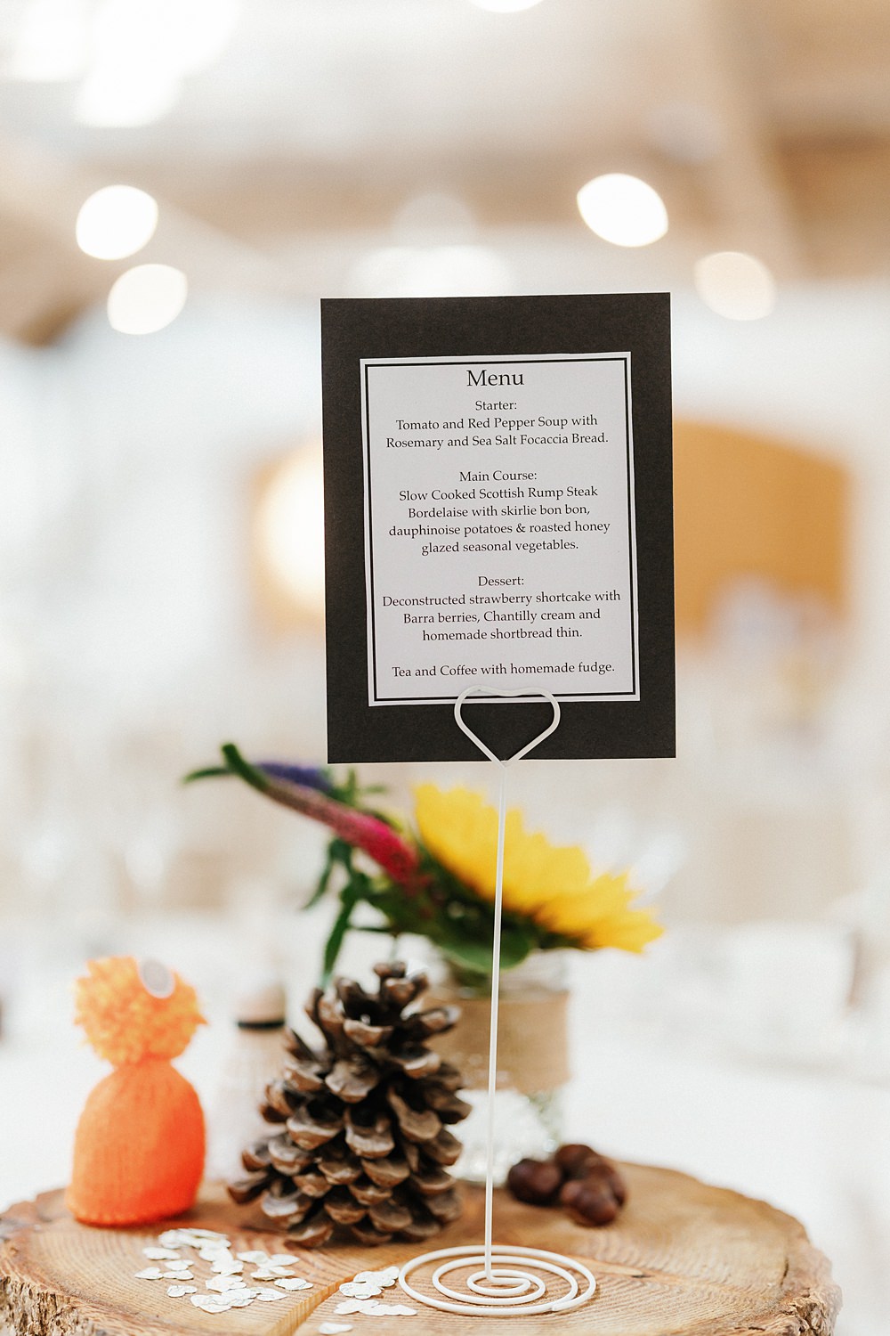 Aswanley Wedding Beth Sutton Photography Table Menu Card