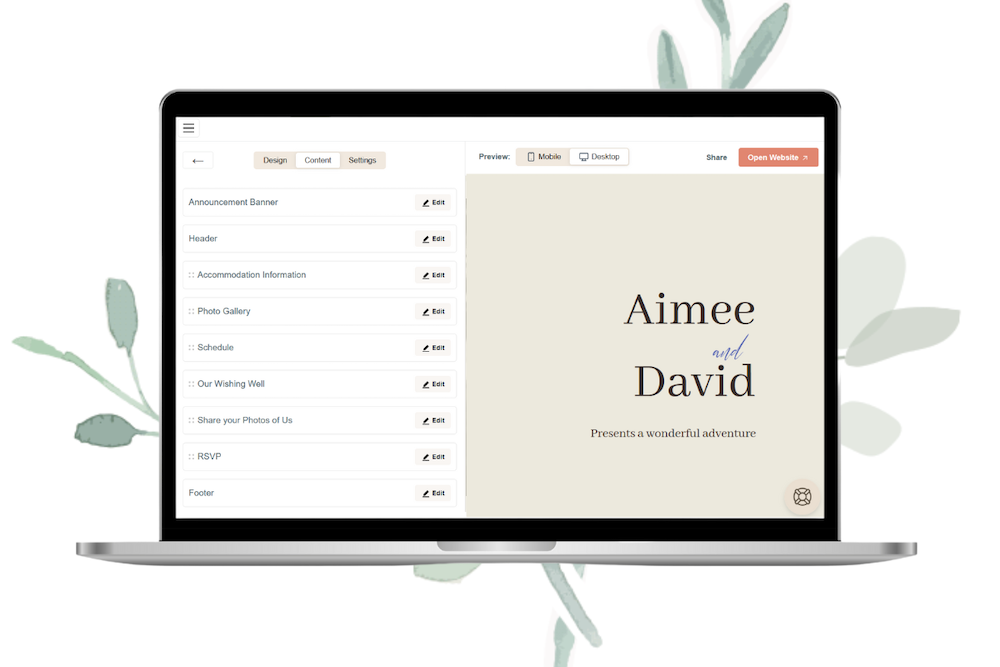 Build Make Wedding Website Say I Do