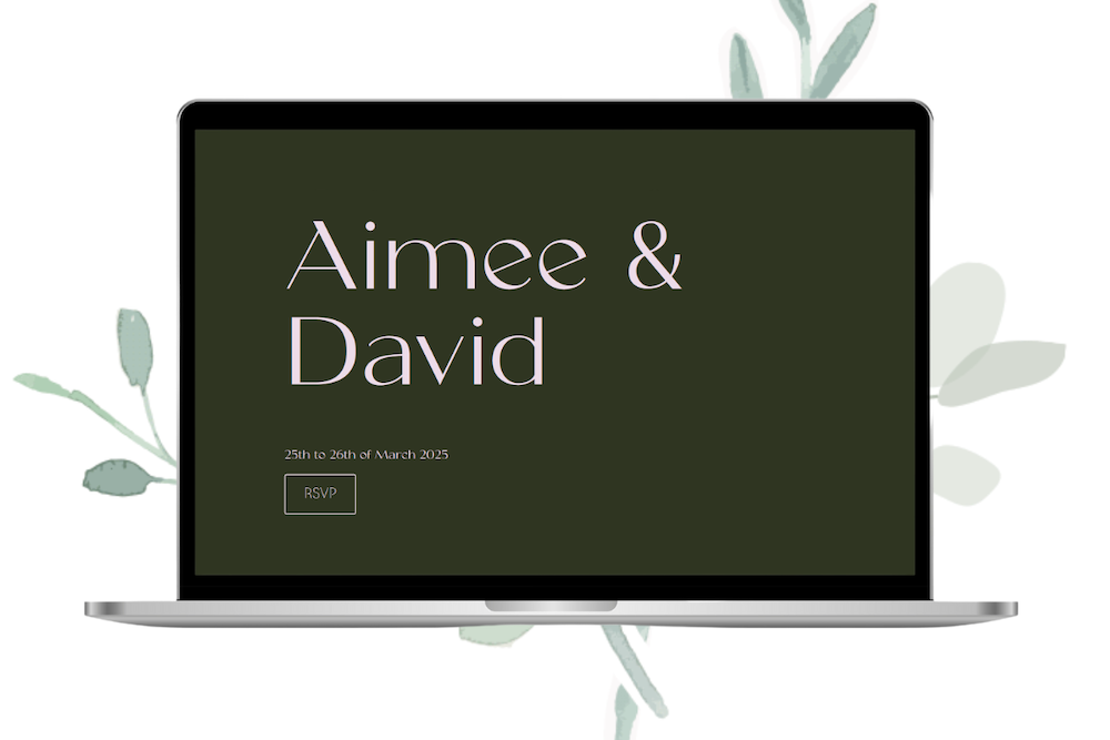 Build Make Wedding Website Say I Do