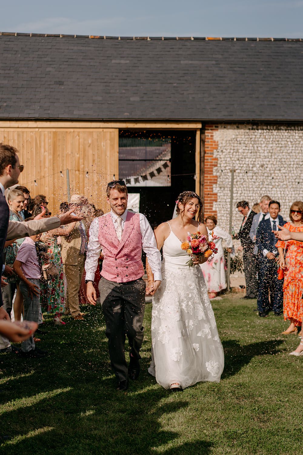 Haylands Barn Wedding Phoebe Rossi Photography