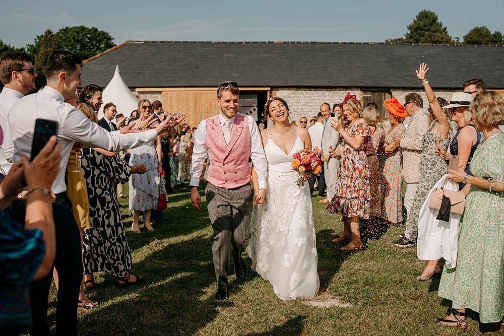 Haylands Barn Wedding Phoebe Rossi Photography Confetti