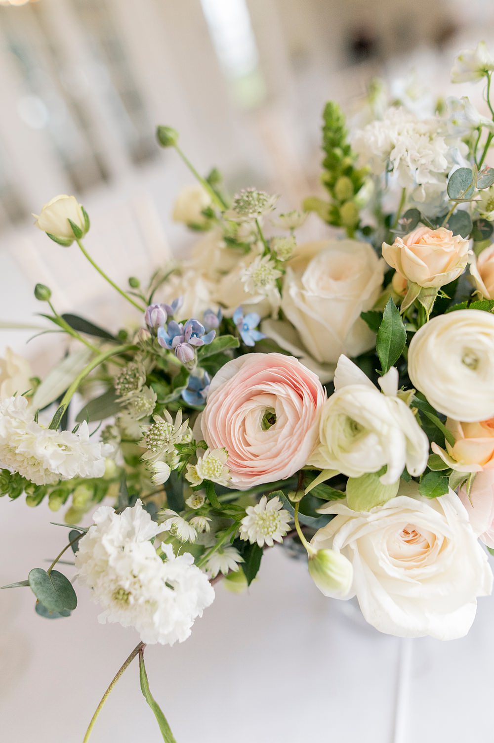 Peach Fuzz Sage Green Wedding Ideas Centrepiece Flower Arrangement Spring Charlotte Sams